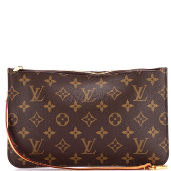 Louis Vuitton Neverfull Pochette Monogram Canvas Large