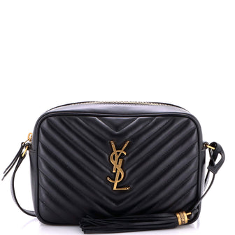 Saint Laurent Lou Camera Bag Matelasse Chevron Leather Small