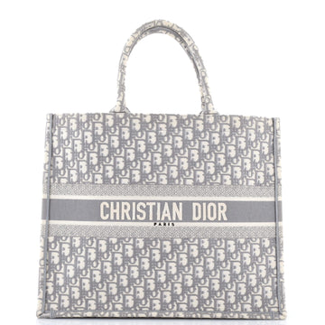 Christian Dior Book Tote Oblique Canvas Large