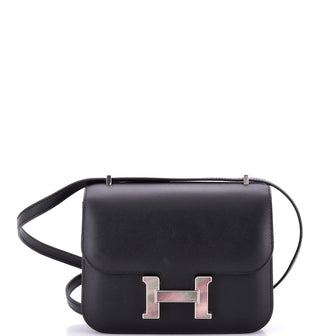 Hermes Constance NM Bag Sombrero with Mother of Pearl 18
