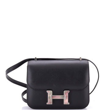 Hermes Constance NM Bag Sombrero with Mother of Pearl 18
