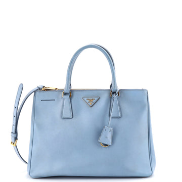 Prada Double Zip Lux Tote Saffiano Leather Medium