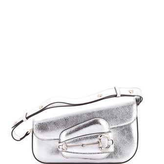 Gucci Horsebit 1955 Asymmetric Shoulder Bag Leather Small