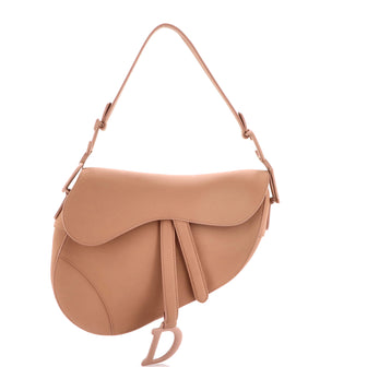 Christian Dior Ultra Matte Saddle Handbag Leather Medium