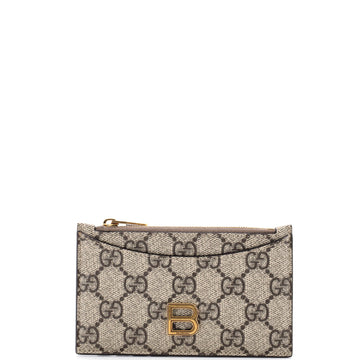 Gucci x Balenciaga The Hacker Project Zip Card Case GG Coated Canvas