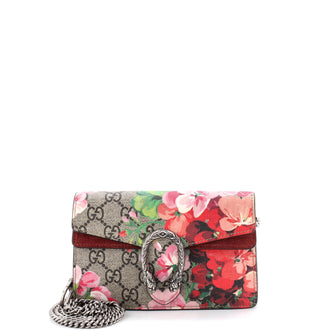 Gucci Dionysus Bag Blooms Print GG Coated Canvas Super Mini