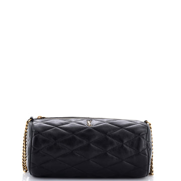 Saint Laurent Sade Tube Bag Quilted Leather Small