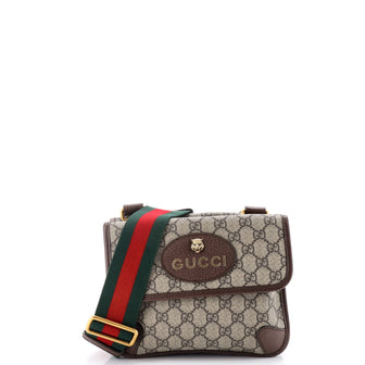 Gucci Neo Vintage Flap Messenger GG Coated Canvas Small