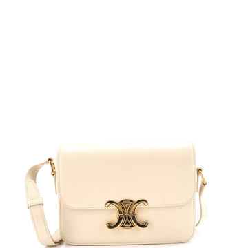 Celine Triomphe Shoulder Bag Smooth Calfskin Teen