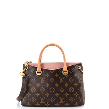 Louis Vuitton Pallas Tote Monogram Canvas with Leather BB