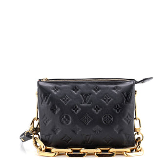 Louis Vuitton Coussin Bag Monogram Embossed Lambskin BB