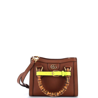 Gucci Diana NM Bamboo Handle Tote Leather Mini