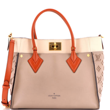 Louis Vuitton On My Side Tote Monogram Tuffetage Leather MM