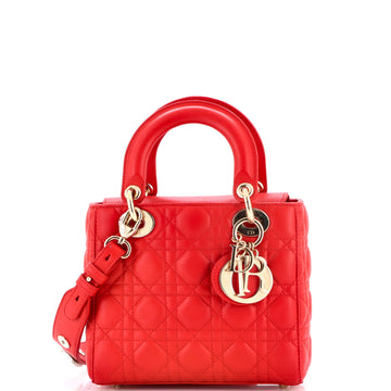 Christian Dior My Lady Dior Bag Cannage Quilt Lambskin