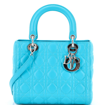 Christian Dior Lady Dior Bag Cannage Quilt Lambskin Medium