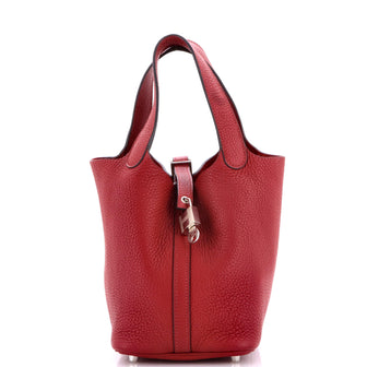 Hermes Picotin Lock Bag Clemence PM