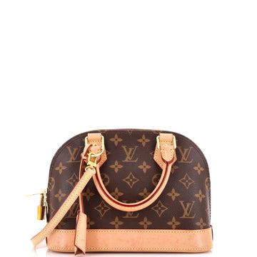 Louis Vuitton Alma Handbag Monogram Canvas BB