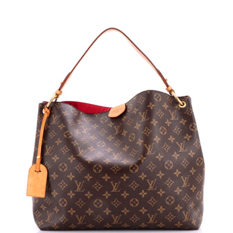 Louis Vuitton Graceful Handbag Monogram Canvas MM