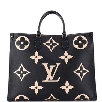 Louis Vuitton OnTheGo Tote Bicolor Monogram Empreinte Giant GM