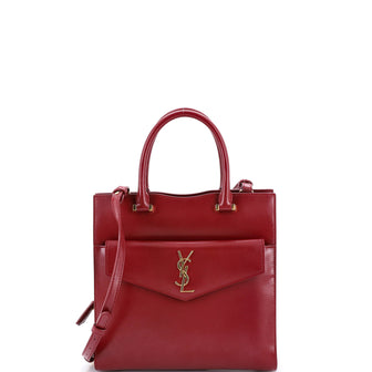 Saint Laurent Uptown Tote Leather Small