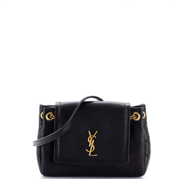 Saint Laurent Nolita Satchel Quilted Leather Mini