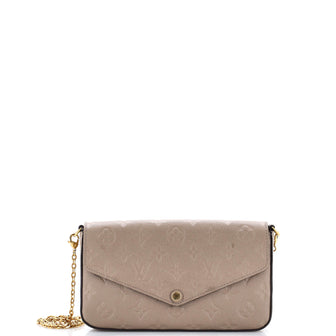 Louis Vuitton Felicie Pochette Monogram Empreinte Leather