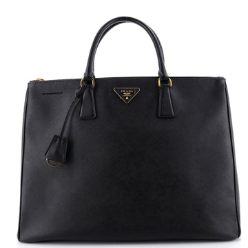 Prada Double Zip Lux Tote Saffiano Leather XL