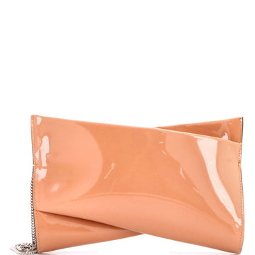 Christian Louboutin Loubitwist Clutch On Chain Leather Small
