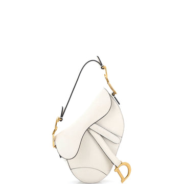 Christian Dior Saddle Handbag Leather Mini