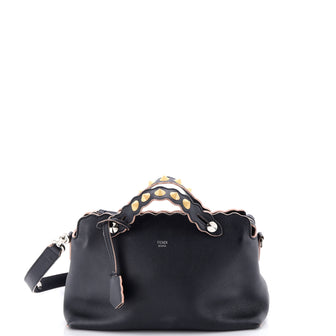 Fendi By The Way Satchel Scalloped Calfskin Small