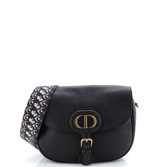 Christian Dior Bobby Flap Bag Leather Large