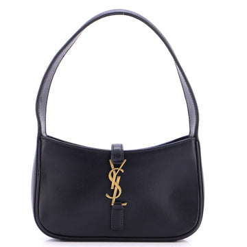 Saint Laurent Le 5 a 7 Hobo Leather Mini