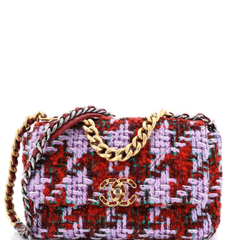 Chanel 19 Flap Bag Quilted Tweed Medium