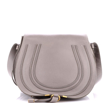 Chloe Marcie Saddle Bag Leather Medium
