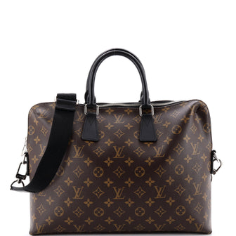 Louis Vuitton Porte-Documents Jour Bag Macassar Monogram Canvas
