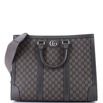 Gucci Ophidia Convertible Open Tote GG Coated Canvas Large