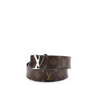 Louis Vuitton LV Initiales Reversible Belt Monogram Canvas and Leather Wide