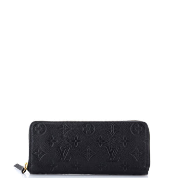 Louis Vuitton Clemence Wallet Monogram Empreinte Leather
