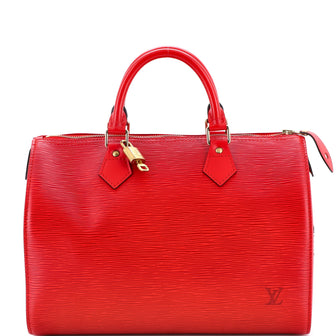 Louis Vuitton Speedy Handbag Epi Leather 30