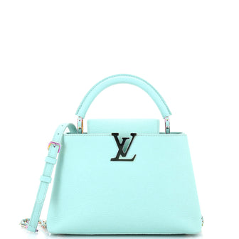 Louis Vuitton Braided Chain Capucines Bag Taurillion Leather BB