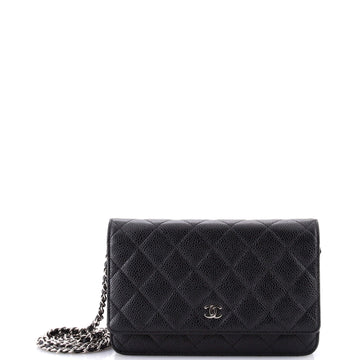 Chanel Wallet on Chain Quilted Caviar