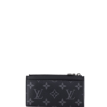 Louis Vuitton Coin Card Holder Reverse Monogram Eclipse Canvas