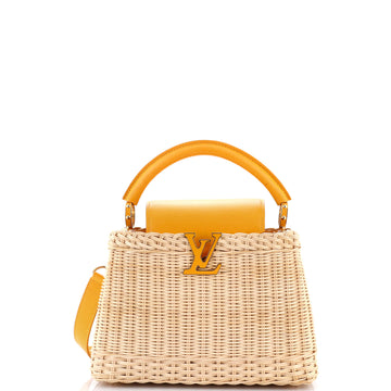 Louis Vuitton Capucines Bag Wicker with Leather BB