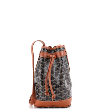 Goyard Petit Flot Bucket Bag Coated Canvas PM