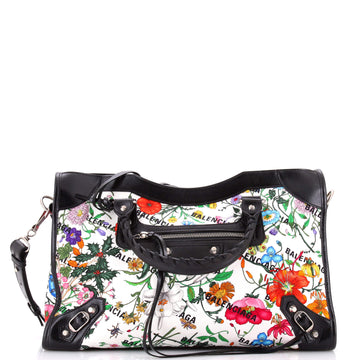 Gucci x Balenciaga The Hacker Project Neo Classic City Bag Flora Canvas Medium