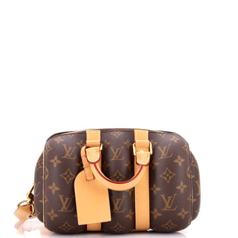 Louis Vuitton Keepall Bandouliere Bag Blown Up Monogram Canvas 25