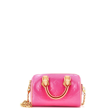 Louis Vuitton Chain Speedy Bandouliere NM Bag Limited Edition Valentine Monogram Vernis Nano