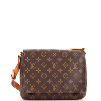 Louis Vuitton Musette Tango Handbag Monogram Canvas