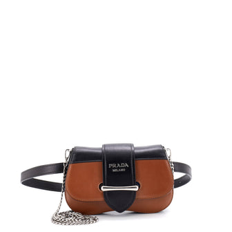 Prada Sidonie Shoulder Bag City Calf Small