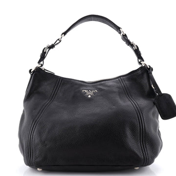 Prada Zip Hobo Vitello Phenix Medium
